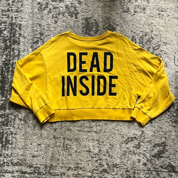 Topfeeling Ladies cropped crewneck sweater - Picture 1 of 3